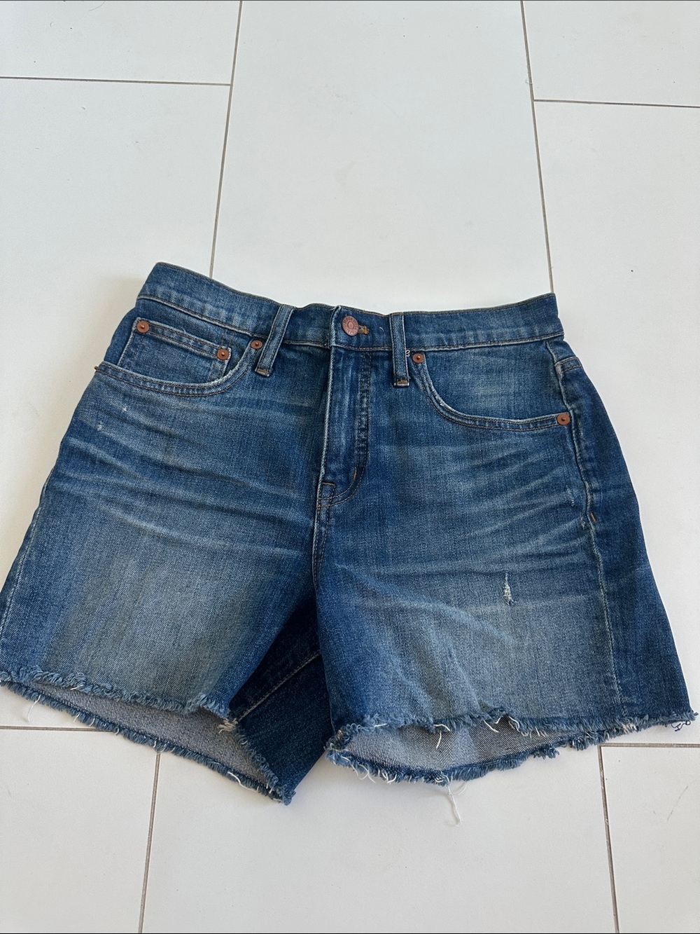 Madewell High-Rise Denim Shorts Womens 26 - Picture 7 of 7